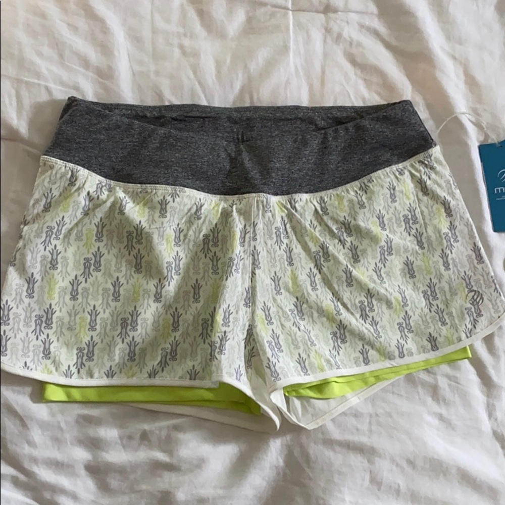 NWT Athletic shorts with built in spandex